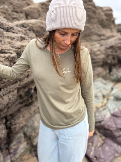 Olive Sunset Long Sleeve Tee