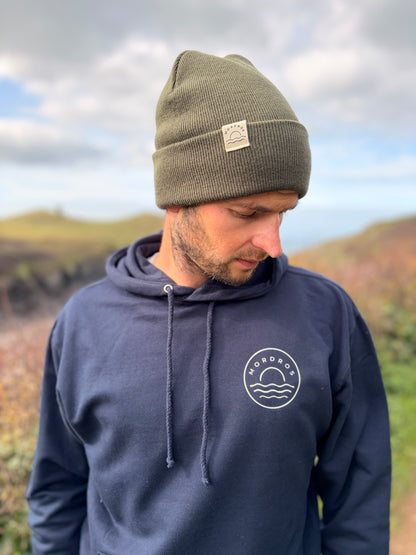 Navy Circle Sunset Hoody
