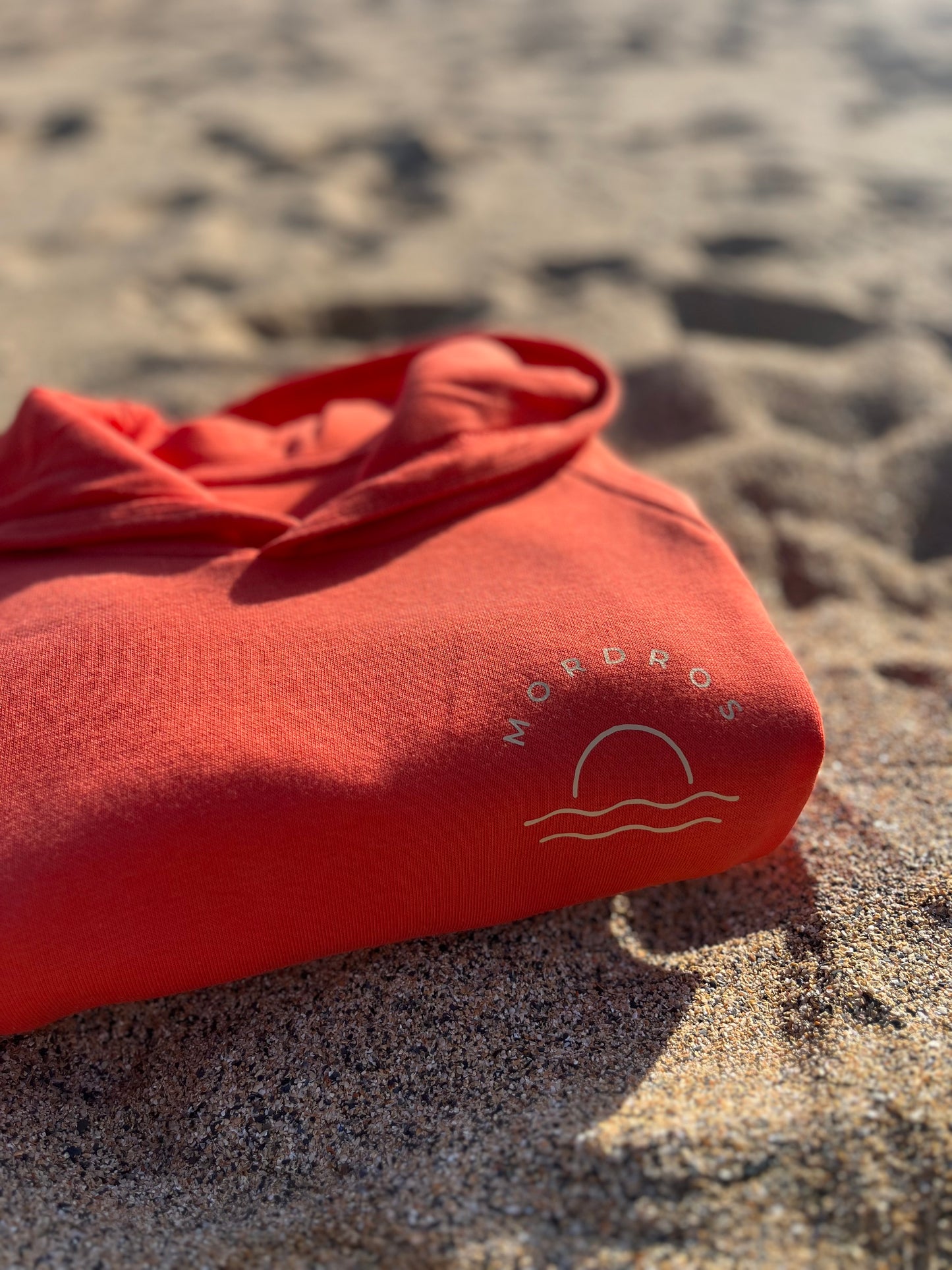 Burnt Orange Organic Cotton Sunset Hoody