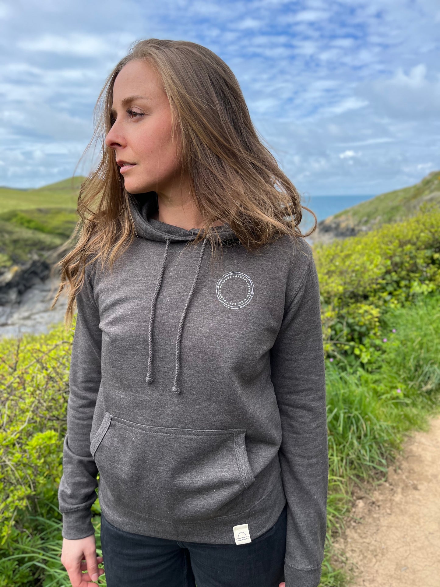 Ladies grey hoody size 8/10