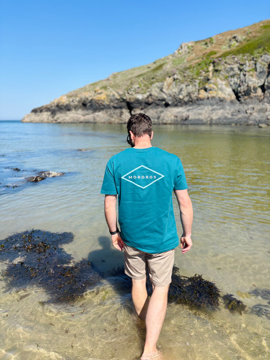 Teal Relaxed Organic Tee