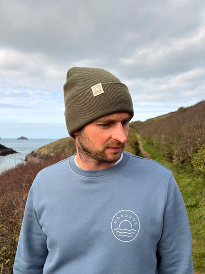 Organic Cotton Blue Circle Jumper