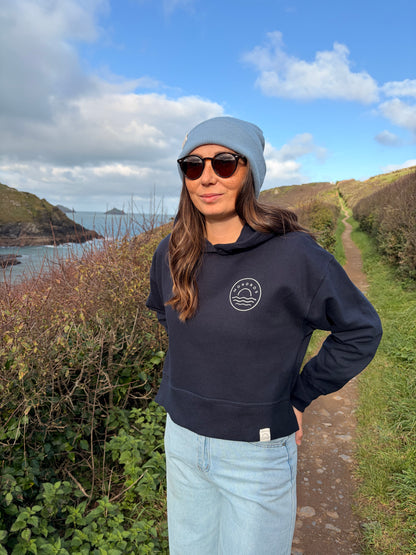 Relaxed Fit Navy Sunset Hoody