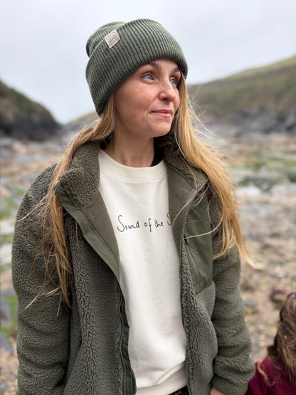 Cream Organic Cotton "Sound of the Sea" Jumper