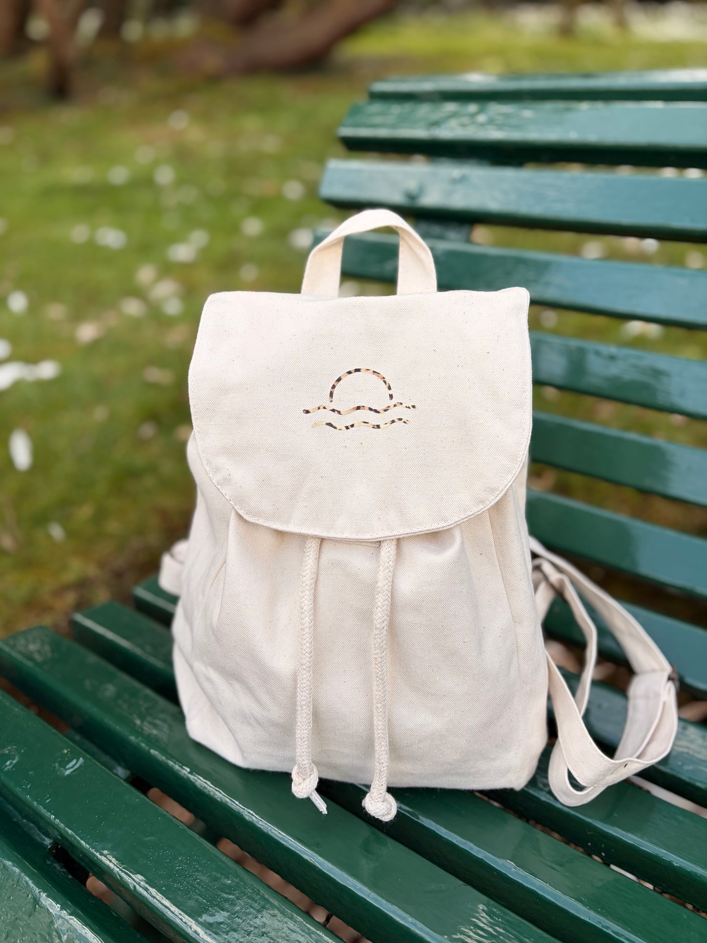 Leopard Organic Cotton Mini Backpack