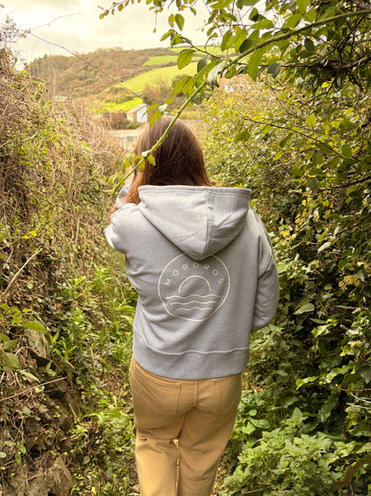 Relaxed Fit Grey Sunset Hoody