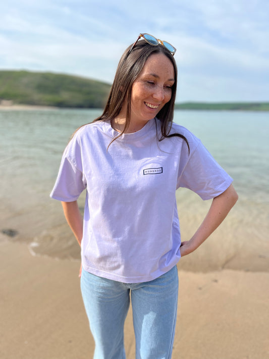 Lilac Organic Cotton Boxy Tee