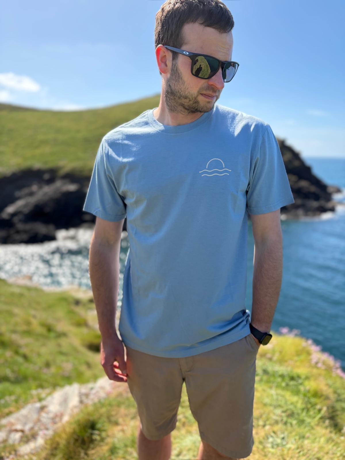 Dusty Blue Sunset Tee