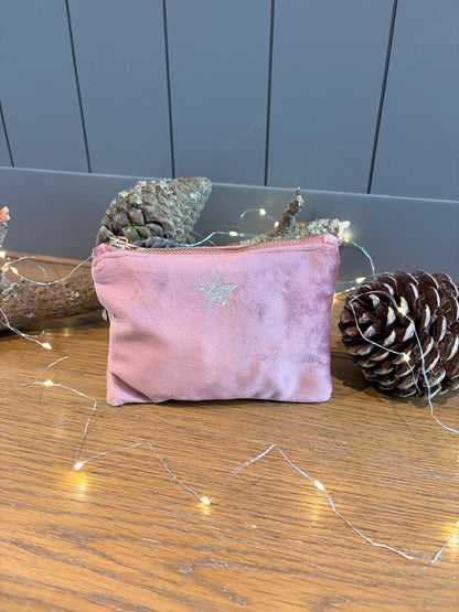 Recycled Velvet Star Purse