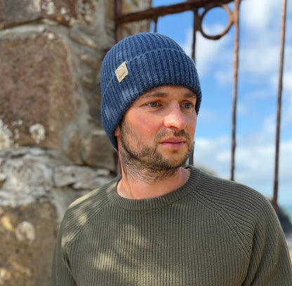 Mens Ribbed Beanie