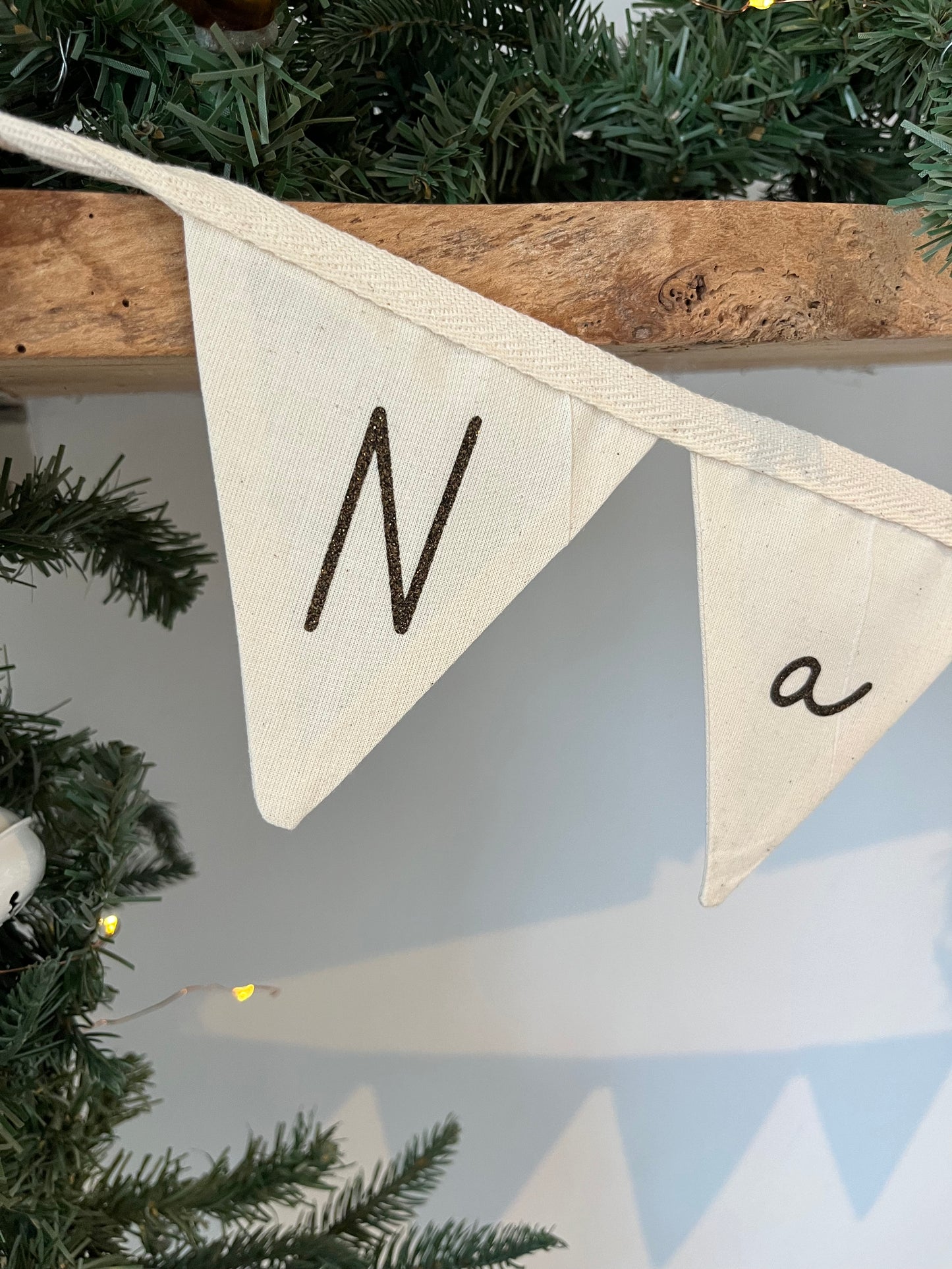 Handmade Christmas Bunting