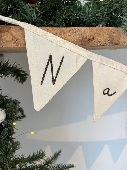 Handmade Christmas Bunting
