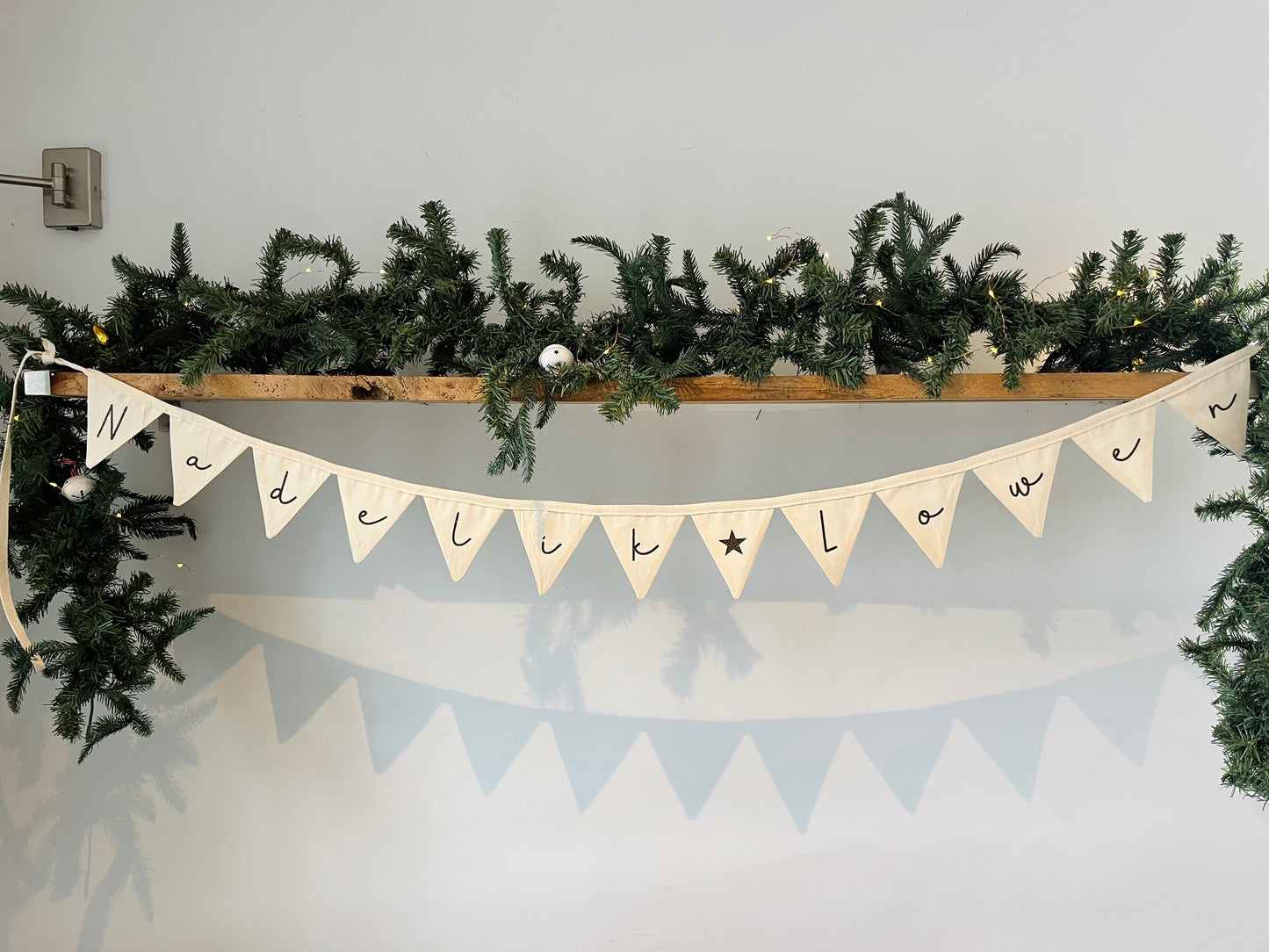Handmade Christmas Bunting