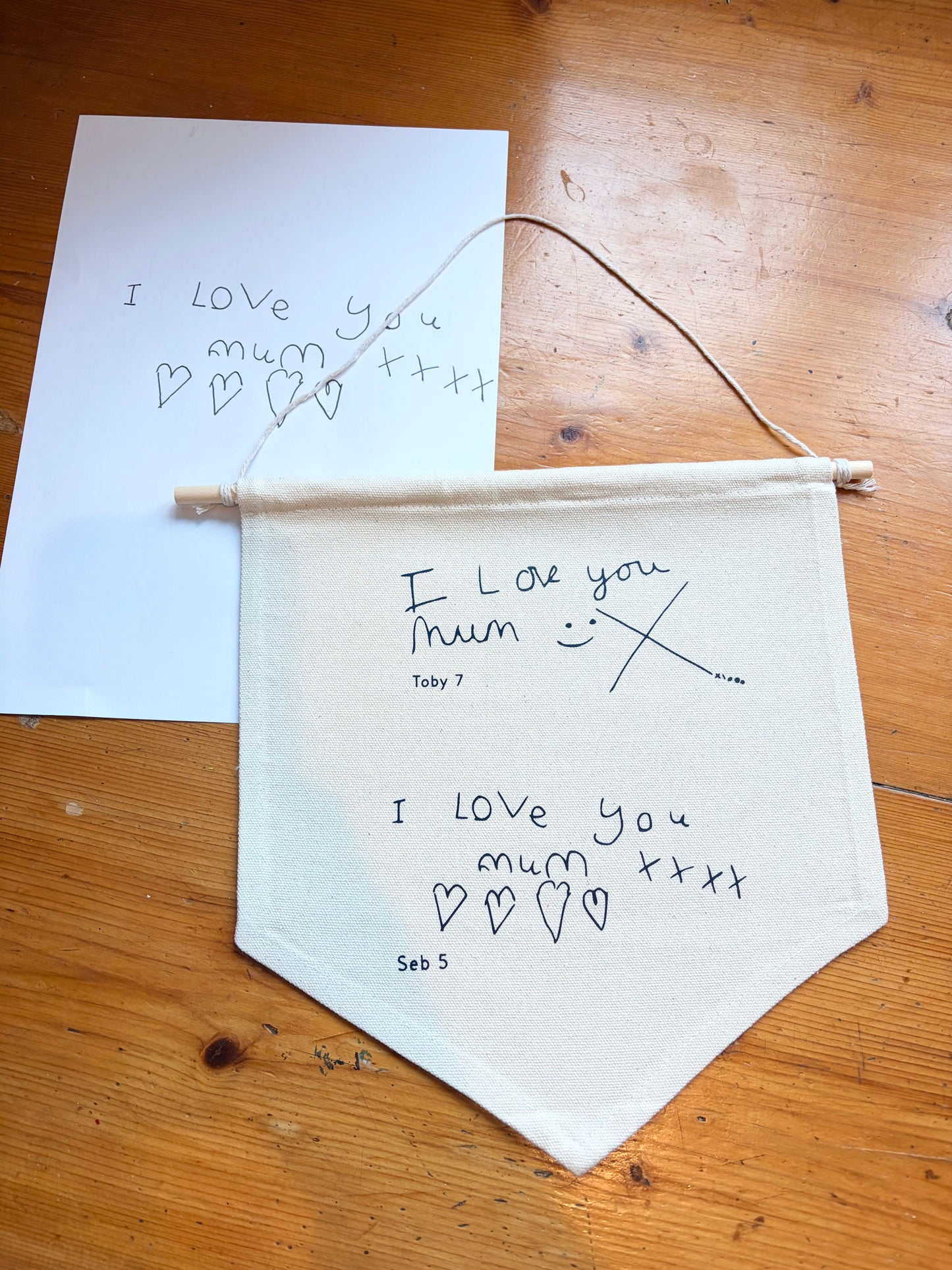 Second Personalised Pendant Wall Hanging of the same design