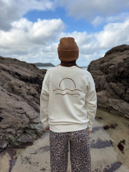 Cream Organic Cotton Leopard Jumper