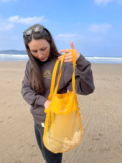 Organic Cotton Net Beach bag