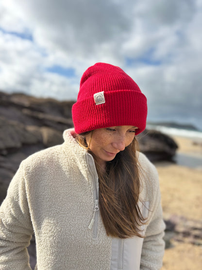 Ladies Recycled Fabric Chunky Beanie