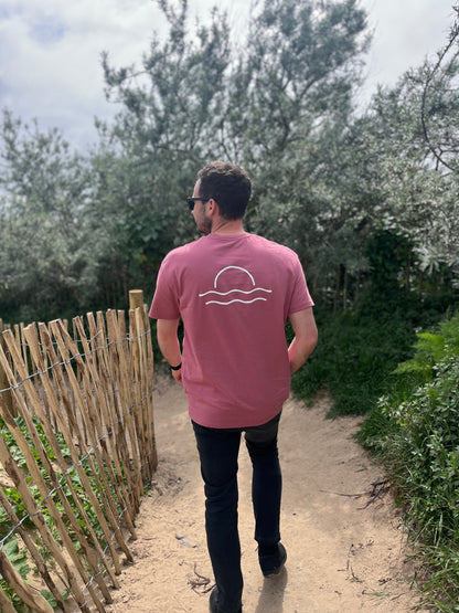 Dusty Pink Relaxed Organic Tee