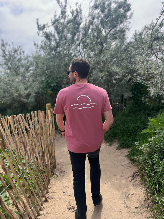 Dusty Pink Relaxed Organic Tee