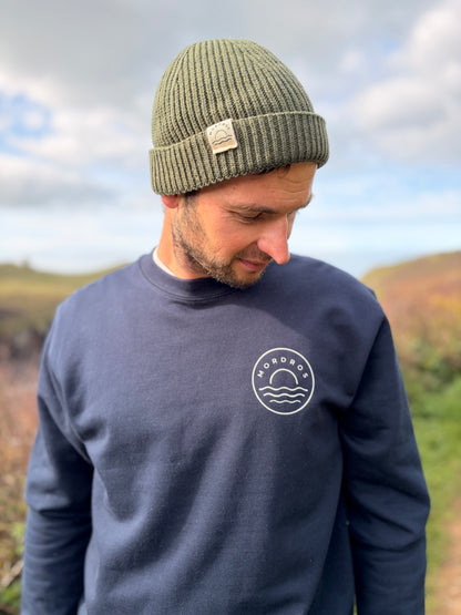 Organic Cotton Ribbed Beanie