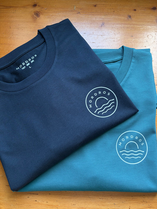 Organic Circle Sunset T shirt