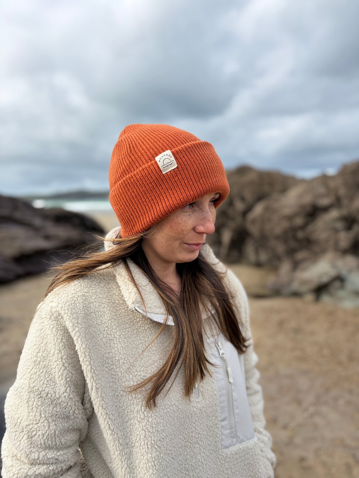Ladies Recycled Fabric Chunky Beanie