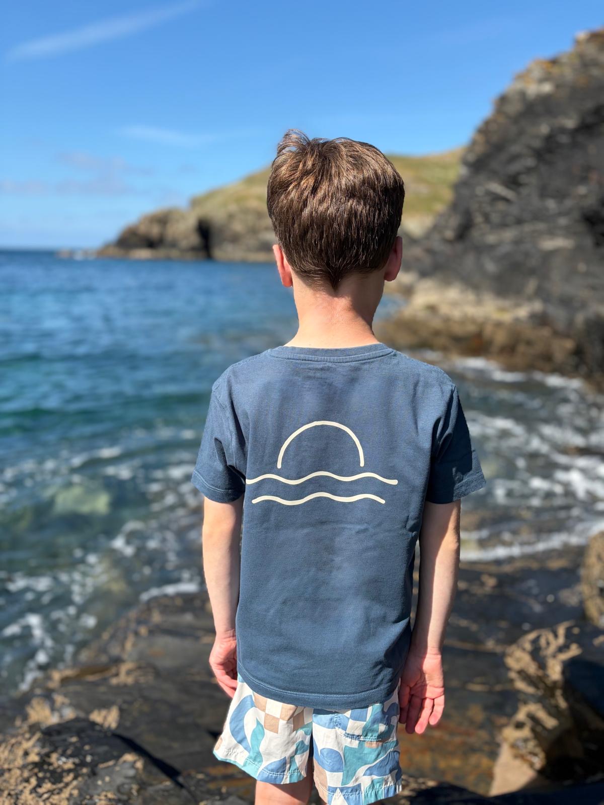 Petrol Sunset Tee