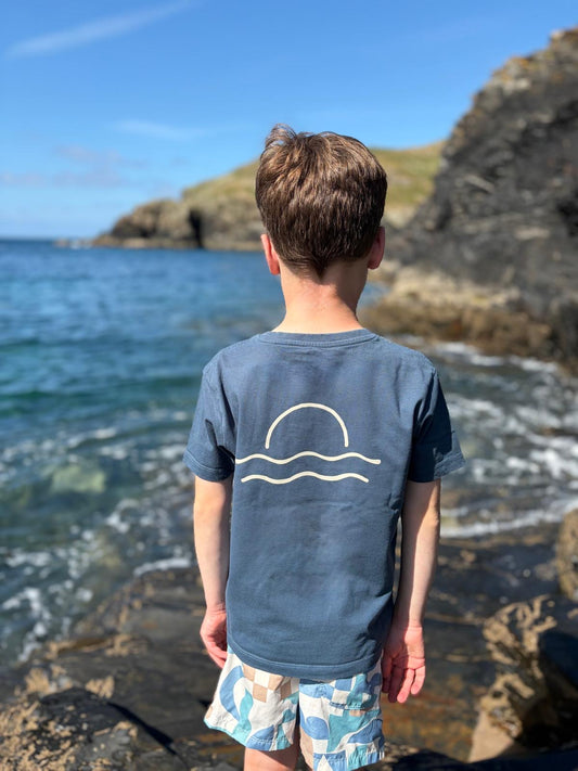 Petrol Sunset Tee