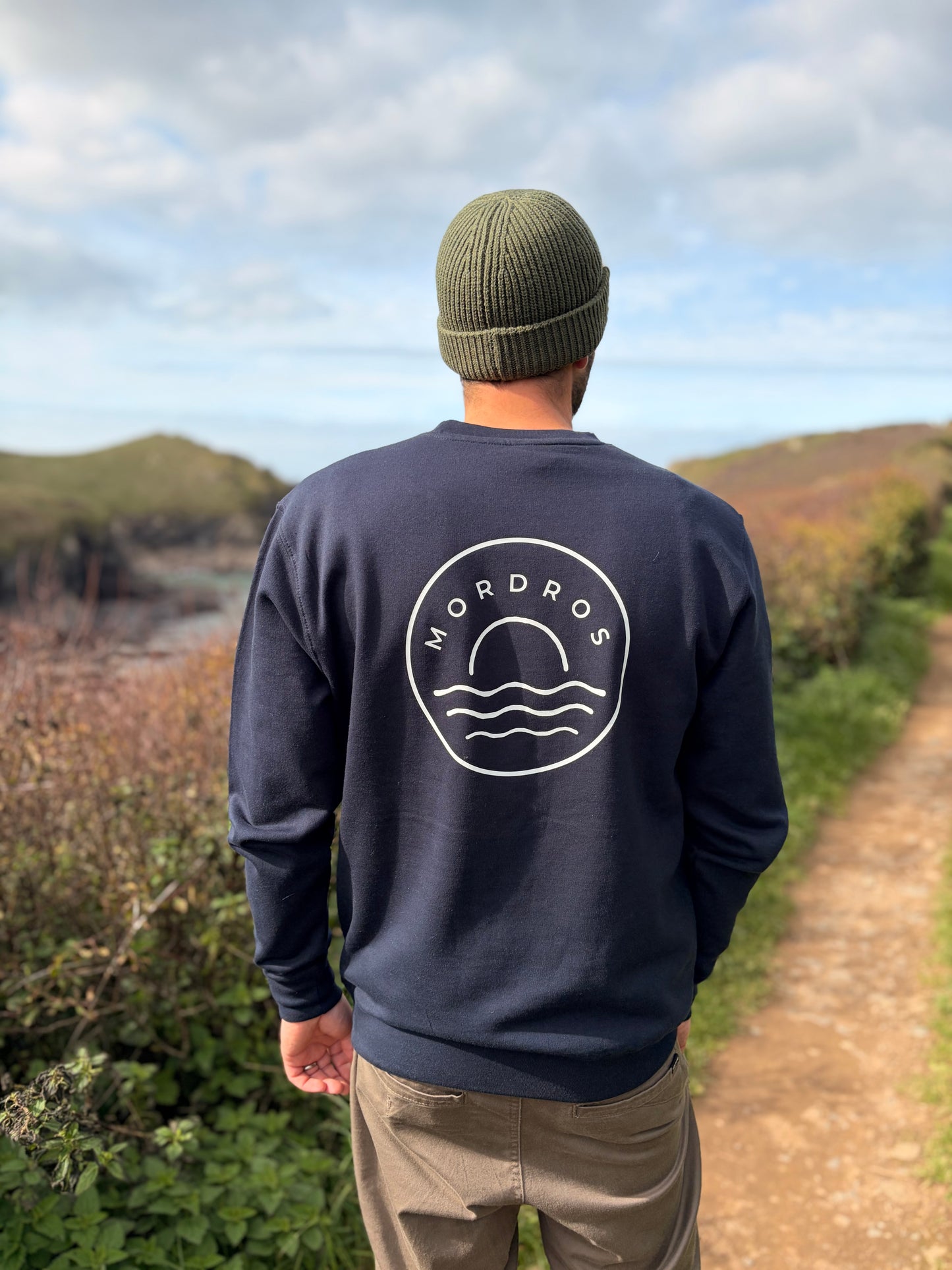 Navy Sunset Jumper