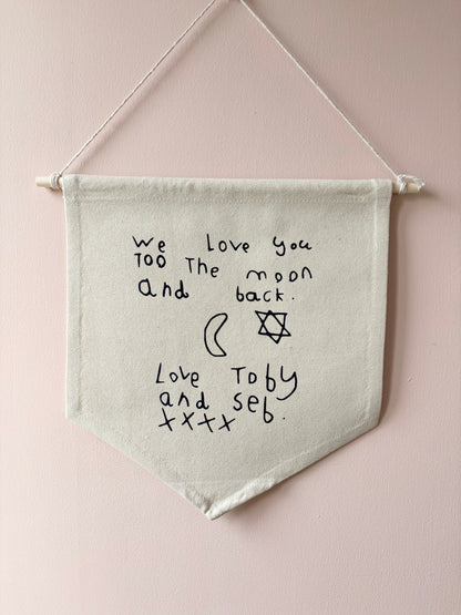 Second Personalised Pendant Wall Hanging of the same design