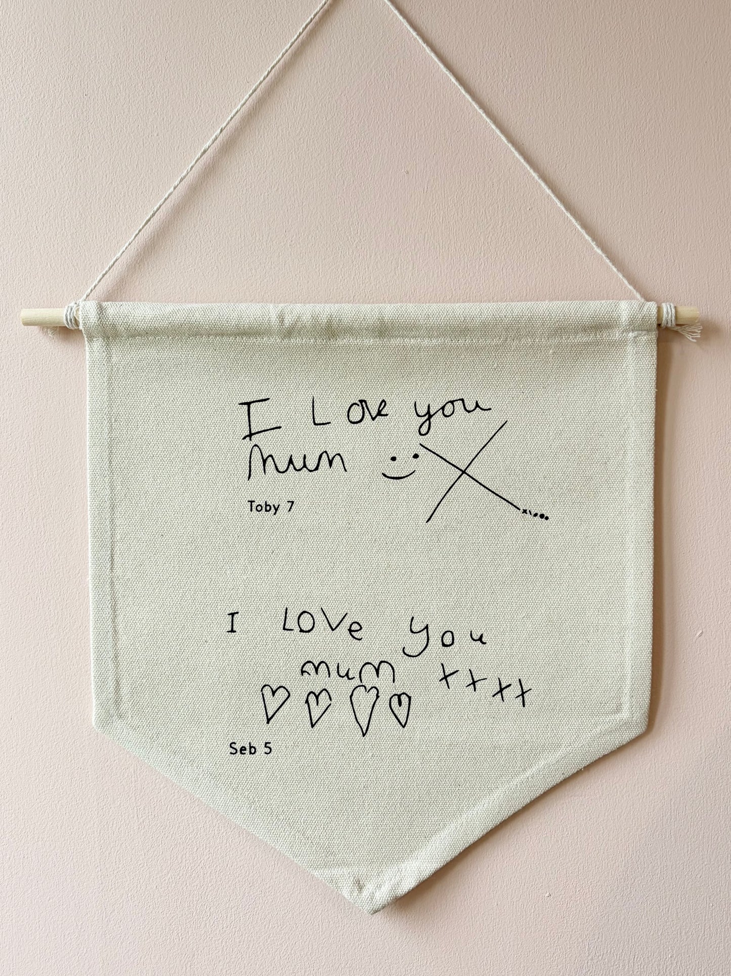 Second Personalised Pendant Wall Hanging of the same design