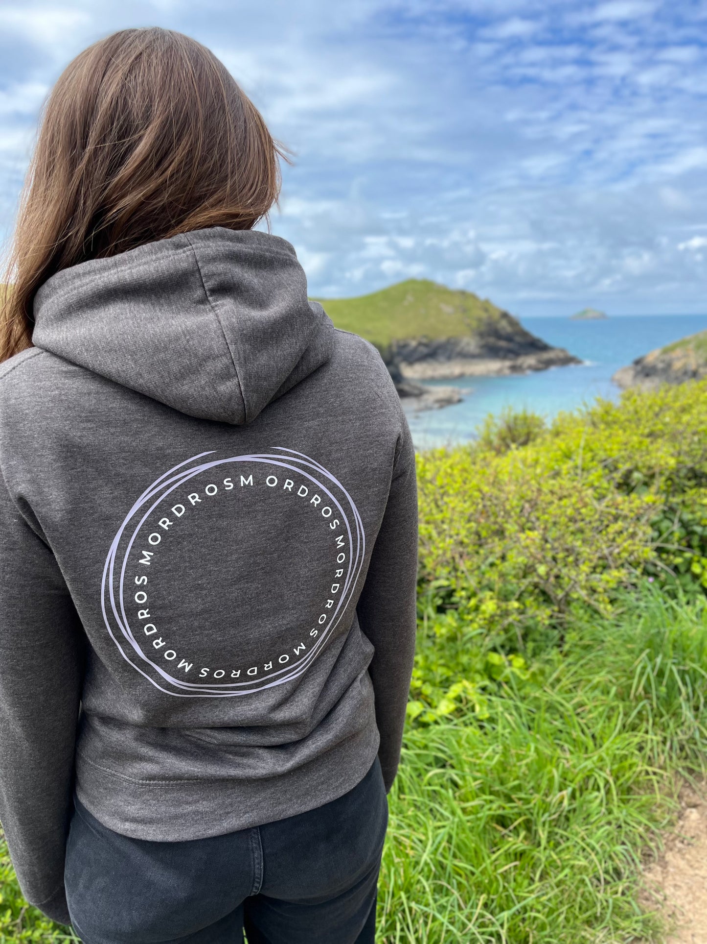 Ladies grey hoody size 8/10