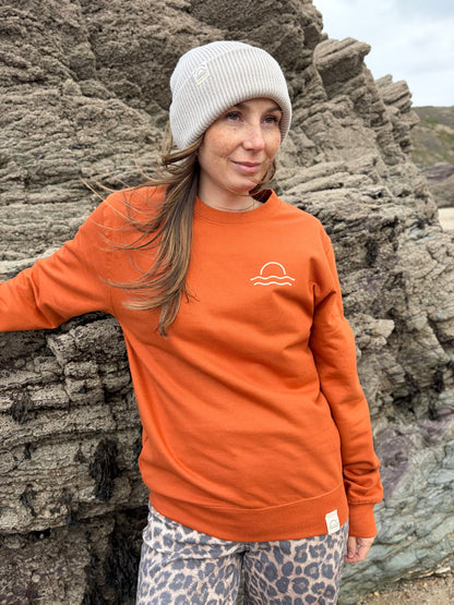 Burnt Orange Sunset Jumper