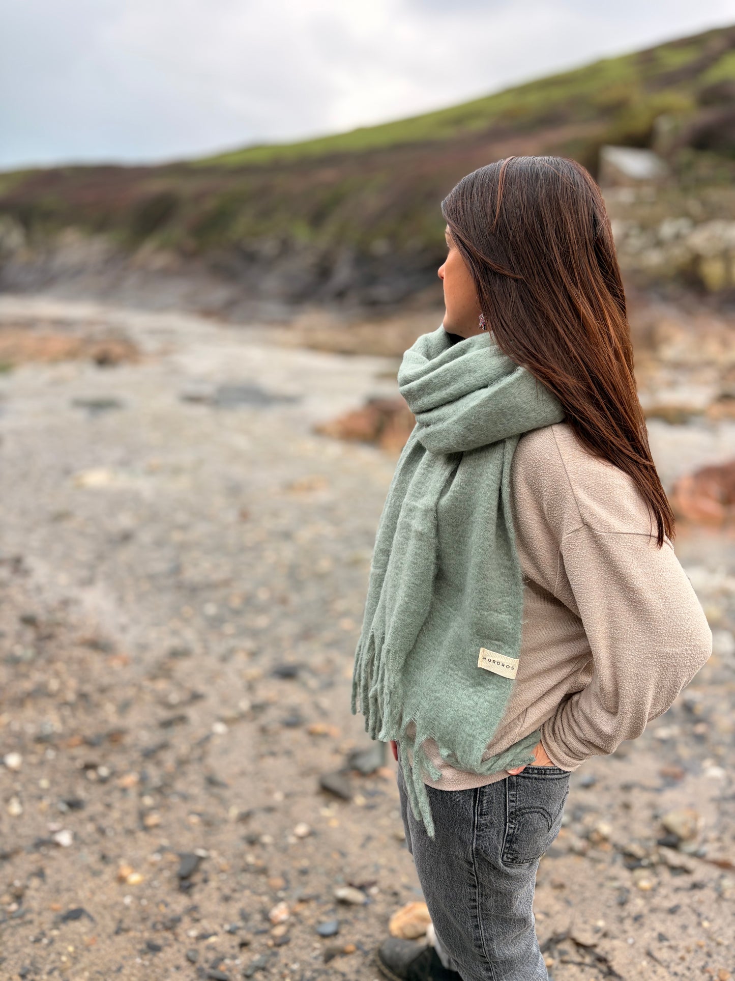 Recycled Fabric Chunky Scarf