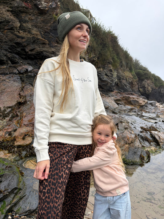Cream Organic Cotton "Sound of the Sea" Jumper