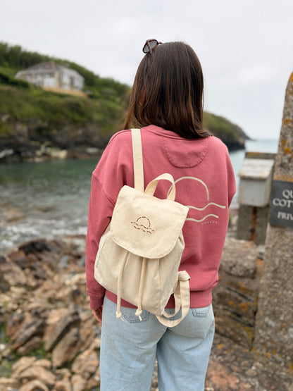 Leopard Organic Cotton Mini Backpack