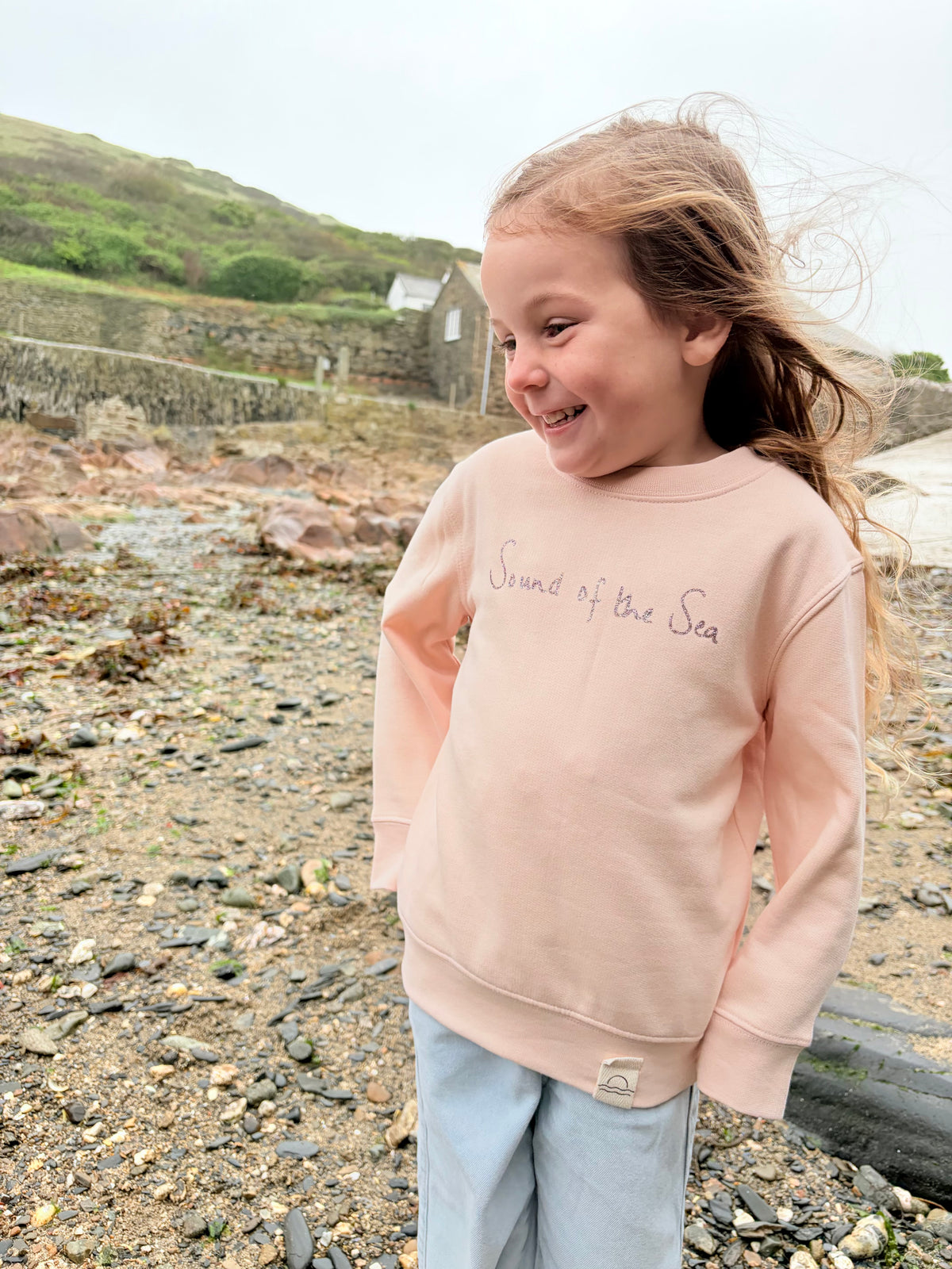Pink Glitter "Sound of the Sea" Jumper