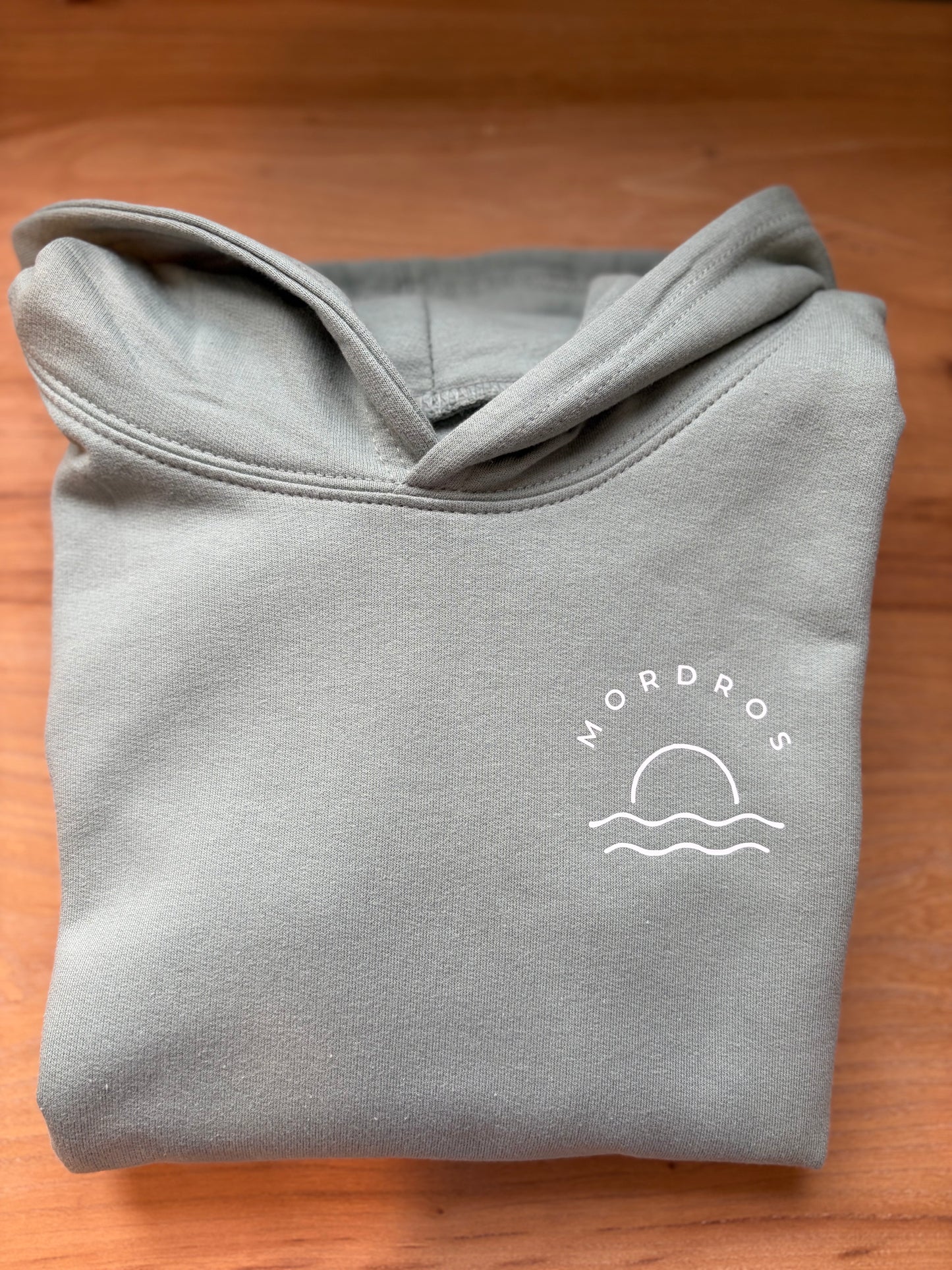 Dusty Green Sunset Hoody Age 7/8