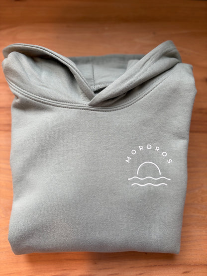 Dusty Green Sunset Hoody Age 7/8