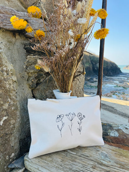 Wild Flower Make Up Bag