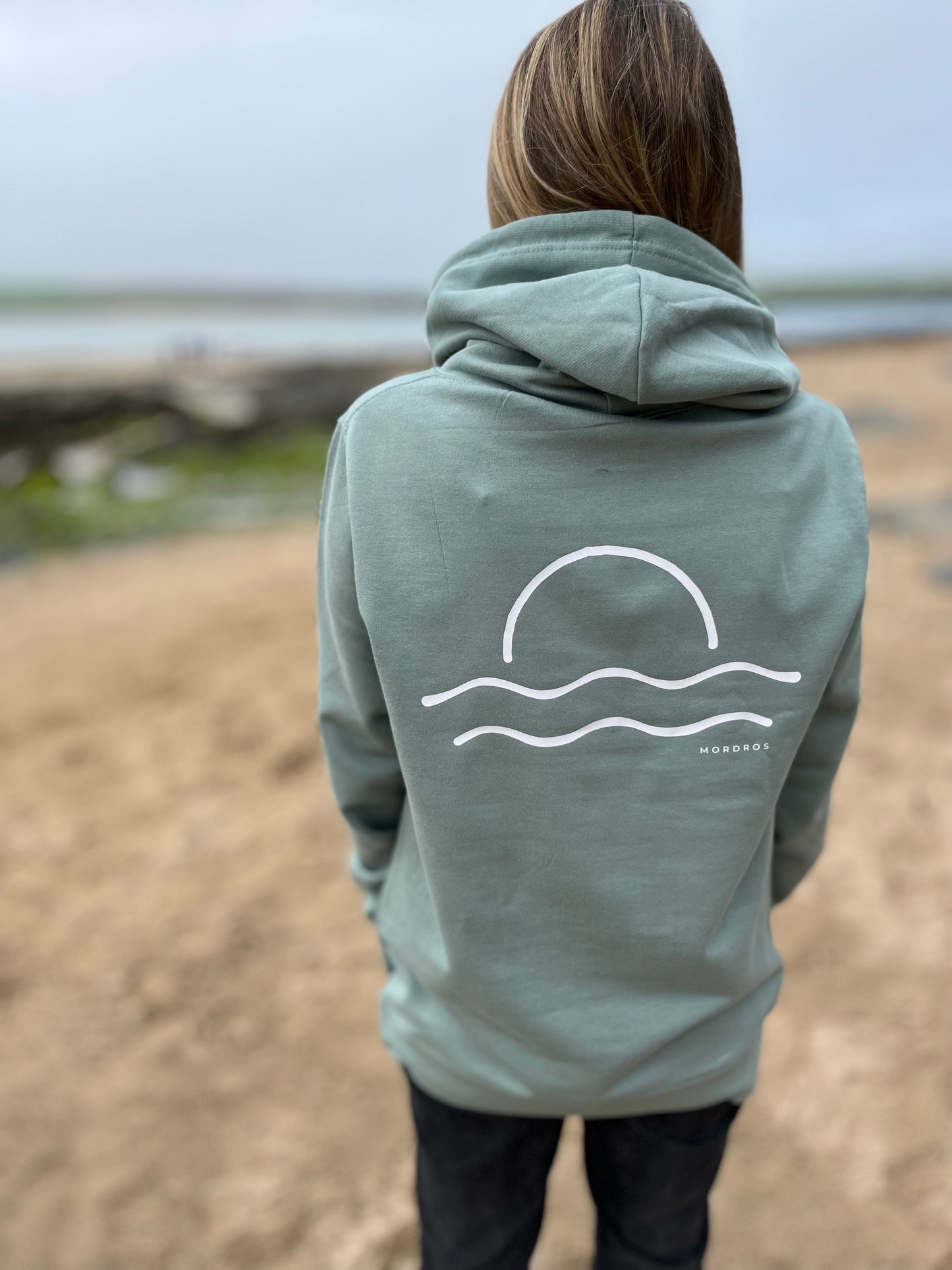Dusty Green Sunset Hoody