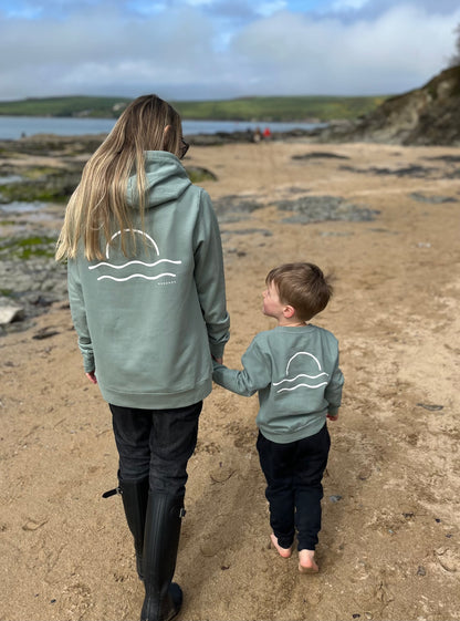 Dusty Green Sunset Hoody