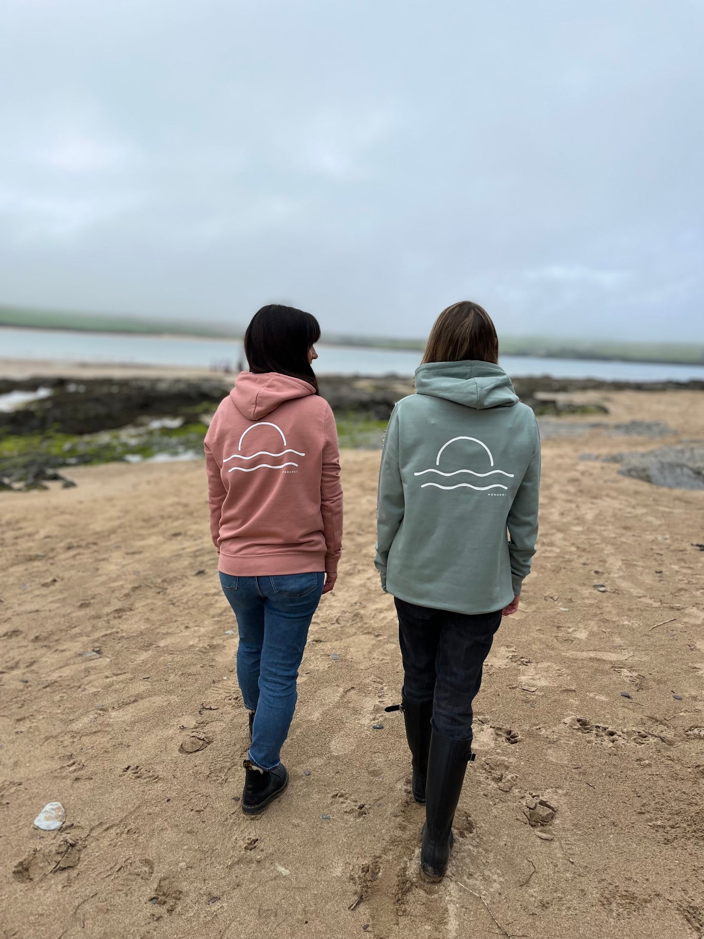 Dusty Green Sunset Hoody