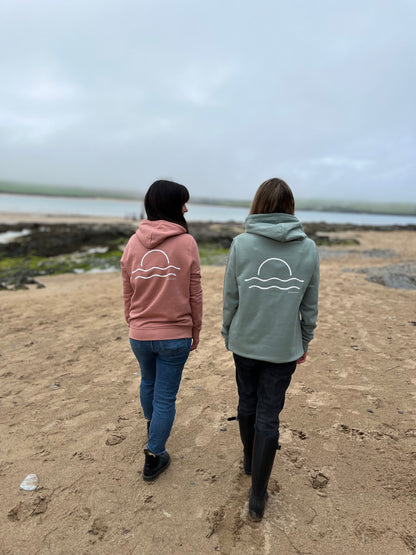 Dusty Green Sunset Hoody