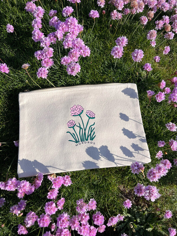 Sea Pink Make Up Bag