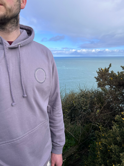 Dusty Lilac Circle Hoody