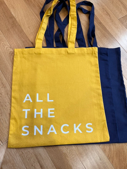 All the snacks Tote