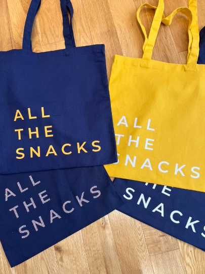 All the snacks Tote